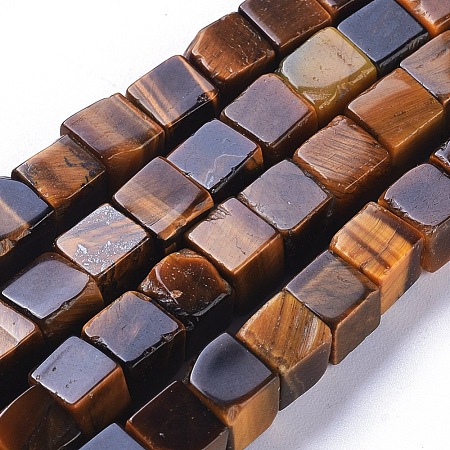 Natural Tiger Eye Beads Strands G-D0020-09A-1