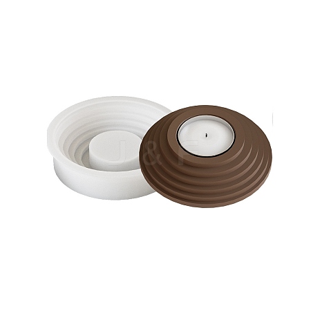 DIY Silicone Candle Holder Molds DIY-S048-04A-1