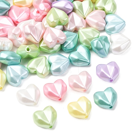 Opaque ABS Plastic Beads MACR-L015-03-1