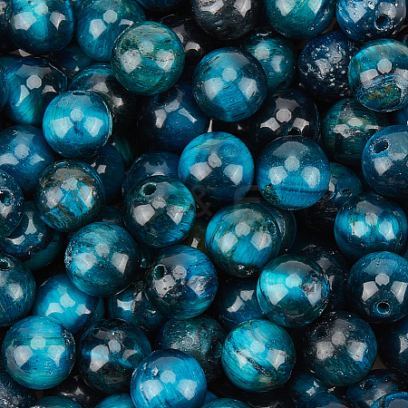 120Pcs Natural Tiger Eye Beads G-PA0001-14A-1