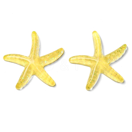 Translucent Resin Sea Animal Cabochons LS-RESI-B016-01A-1