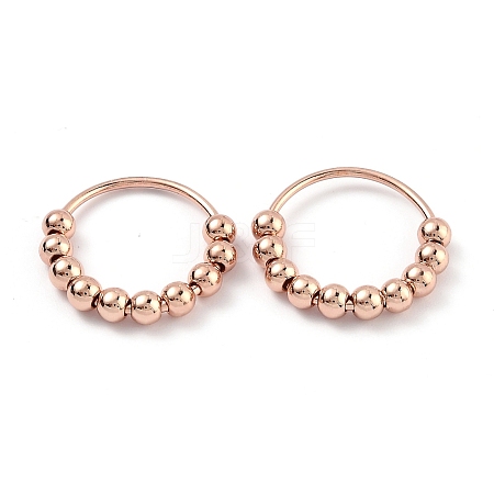 Brass Finger Ring RJEW-Z008-01RG-1
