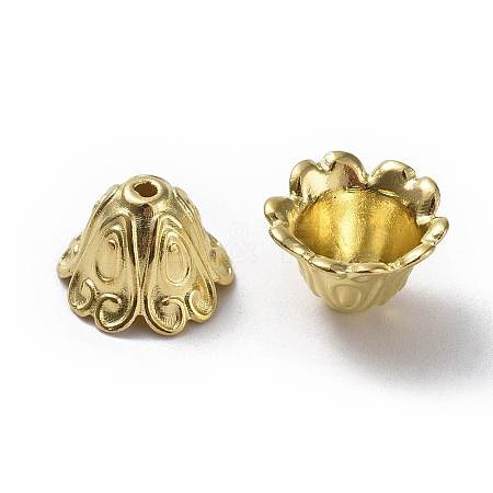 Tibetan Style Alloy Bead Caps LS-TIBEB-EA9700YKG-G-LF-1