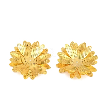 Brass Filigree Cabochons KK-CBACEE9-02B-G-1