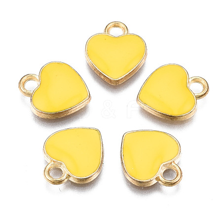 Alloy Enamel Charms ENAM-S121-041K-1