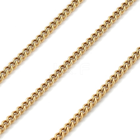 316L Surgical Stainless Steel Curb Chains CHS-H115-02B-G-1
