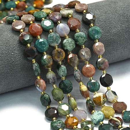 Natural Ocean Jasper Beads Strands G-C116-A140-01-1