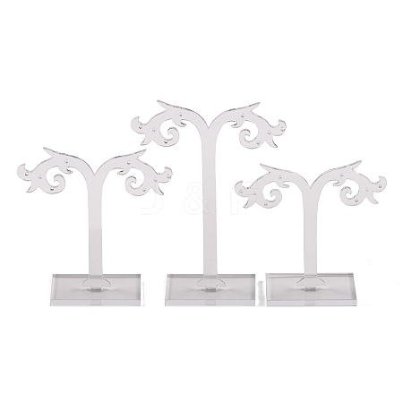 Acrylic Earring Display Tower Set EDIS-K004-01A-1