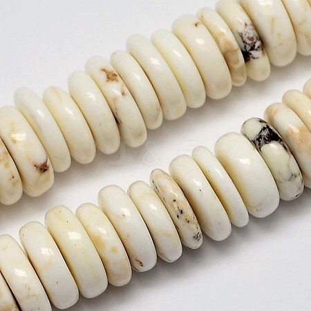 Natural Magnesite Beads Strands X-G-M138-43-1