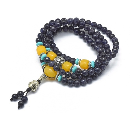 Buddhism Jewelry BJEW-G617-08A-02-1