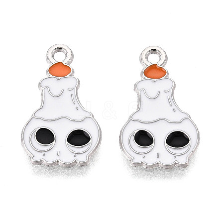Halloween Theme Alloy and Enamel Pendants ENAM-T021-31K-01P-1