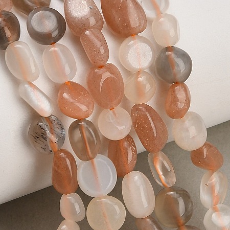 Natural Multi-Moonstone Beads Strands GG-CBAC61B-B03-02-1