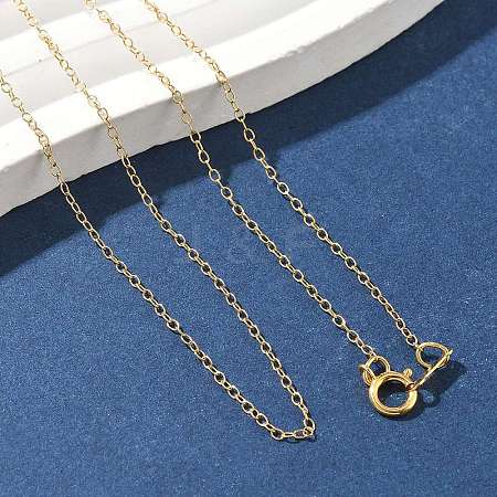1/20 14K Gold Filled Cable Chain Necklaces for Women Men NJEW-Z068-01G-1
