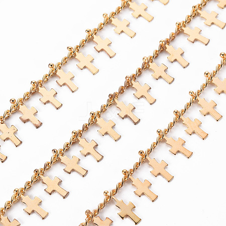 Handmade Brass Curb Chains CHC-S012-112-1