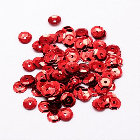 Plastic Paillette Beads PVC-A001-5mm-07-1
