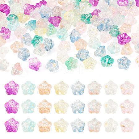 100Pcs Transparent Glass Beads GLAA-TA0004-27-1