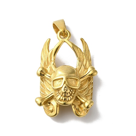 PVD Vacuum Plating 304 Stainless Steel Pendants STAS-B069-46G-03-1