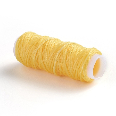 Waxed Polyester Cord YC-WH0007-03B-28-1