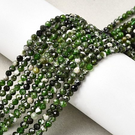 Natural Diopside Beads Strands LS-G-G188-B14-03-1