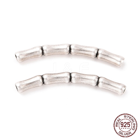 925 Sterling Silver Tube Beads STER-D036-26AS-03-1