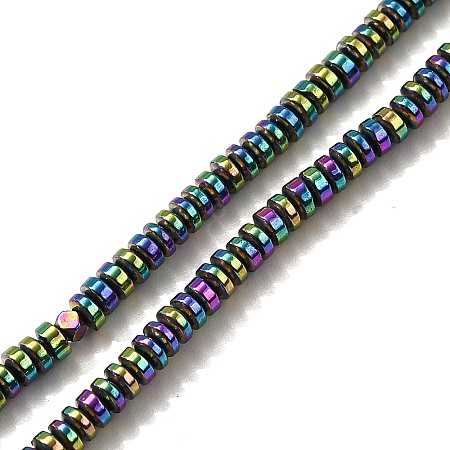 Electroplated Synthetic Non-magnetic Hematite Beads Strands G-L613-G01-01A-1