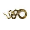 Retro Antique Golden Animal Alloy Brooches for Backpack Clothes JEWB-S040-02F-AG-2