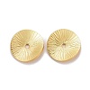 Textured Brass Beads X-KK-Z024-01G-1