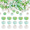 100Pcs Large Hole Resin European Beads OPDL-TA0001-06B-2