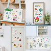 8 Sheets 8 Styles PVC Waterproof Wall Stickers DIY-WH0345-127-6