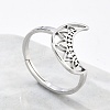 Non-Tarnish 304 Stainless Steel Adjustable Rings RJEW-K245-49P-3