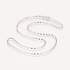 Anti-Tarnish Rhodium Plated 925 Sterling Silver Mariner Link Chain Necklaces STER-L059-13P-2