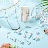 80Pcs 8 Styles ABS Plastic Pearl Pendants FIND-TA0010-50-8