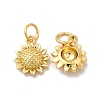 Rack Plating Eco-Friendly Brass Pendants LS-KK-A177-31G-2