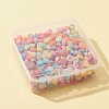 40G 4 Style Opaque Acrylic Beads SACR-FS0001-09-3