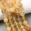 Natural Yellow Fluorite Beads Strands G-K340-A03-10mm-02-1
