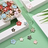 90Pcs 9 Style Alloy Enamel Pendants ENAM-LS0001-19LG-5