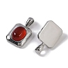 Natural Carnelian(Dyed & Heated) Pendants KK-P283-50P-2