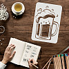 Plastic Reusable Drawing Painting Stencils Templates DIY-WH0202-315-3