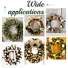 Fingerinspire 8Pcs Wreath Frames for Crafts WOOD-FG0001-35-6