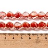 Two Tone Resin Beads Strands GLAA-T035-02D-4