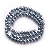 Glass Pearl Beads Strands X-HY-4D-B19-2