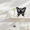 2Pcs 2 Styles Butterfly Shape Wood Candle Holder DJEW-DR0001-03-7