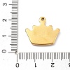 304 Stainless Steel Pendants STAS-I334-14G-3