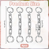 4Pcs Alloy Chain Bag Strap Extenders FIND-DR0002-15P-2