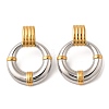 304 Stainless Steel Stud Earrings STAS-Z101-14GP-1