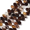 Natural Agate Beads Strands G-G021-04A-04-1