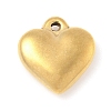 304 Stainless Steel Heart Pendants LS-STAS-R162-01G-05-1