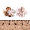 Two Tone Opaque Plastic Bead Caps KY-N025-48-3