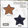 6Pcs Star with Word Doing My Best Enamel Pins JEWB-HY0001-62-2