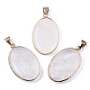 Natural Quartz Crystal Pendants G-N326-31H-1